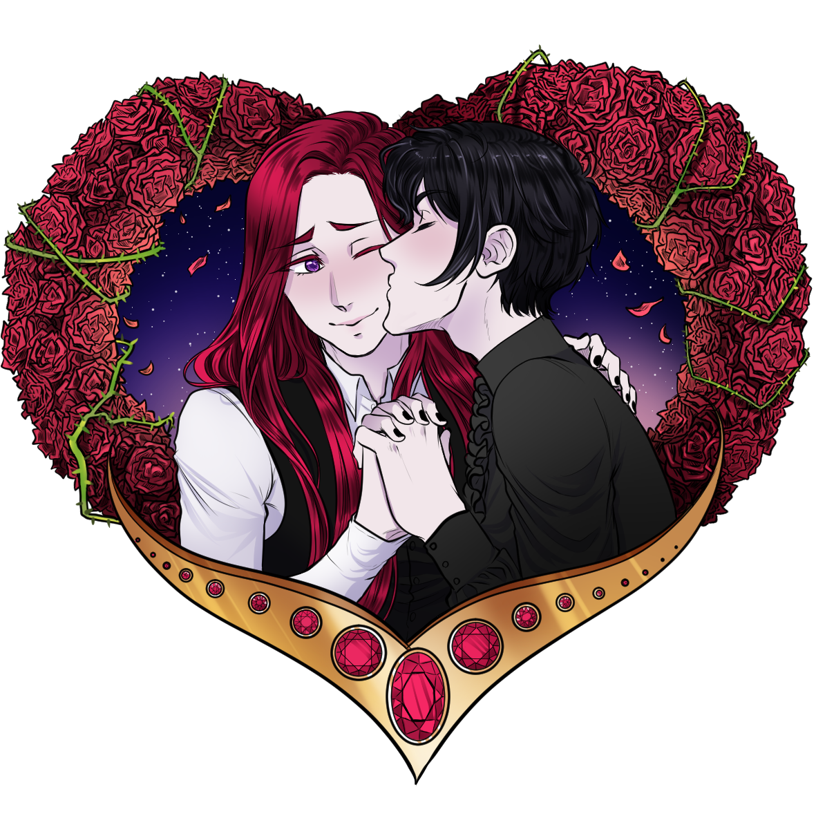 Kim ♥ Lucian sticker