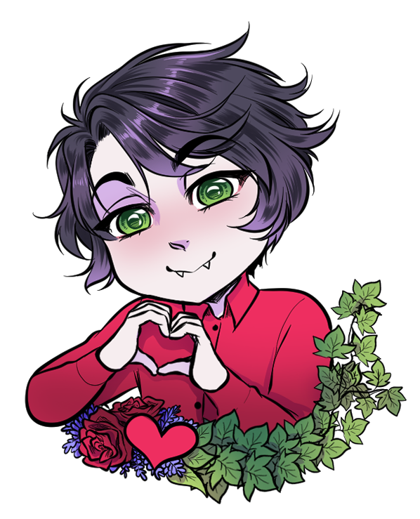 Lucian Flowers Sticker