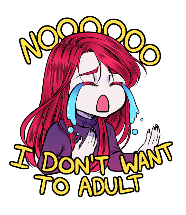 I Don't Want to Adult Sticker