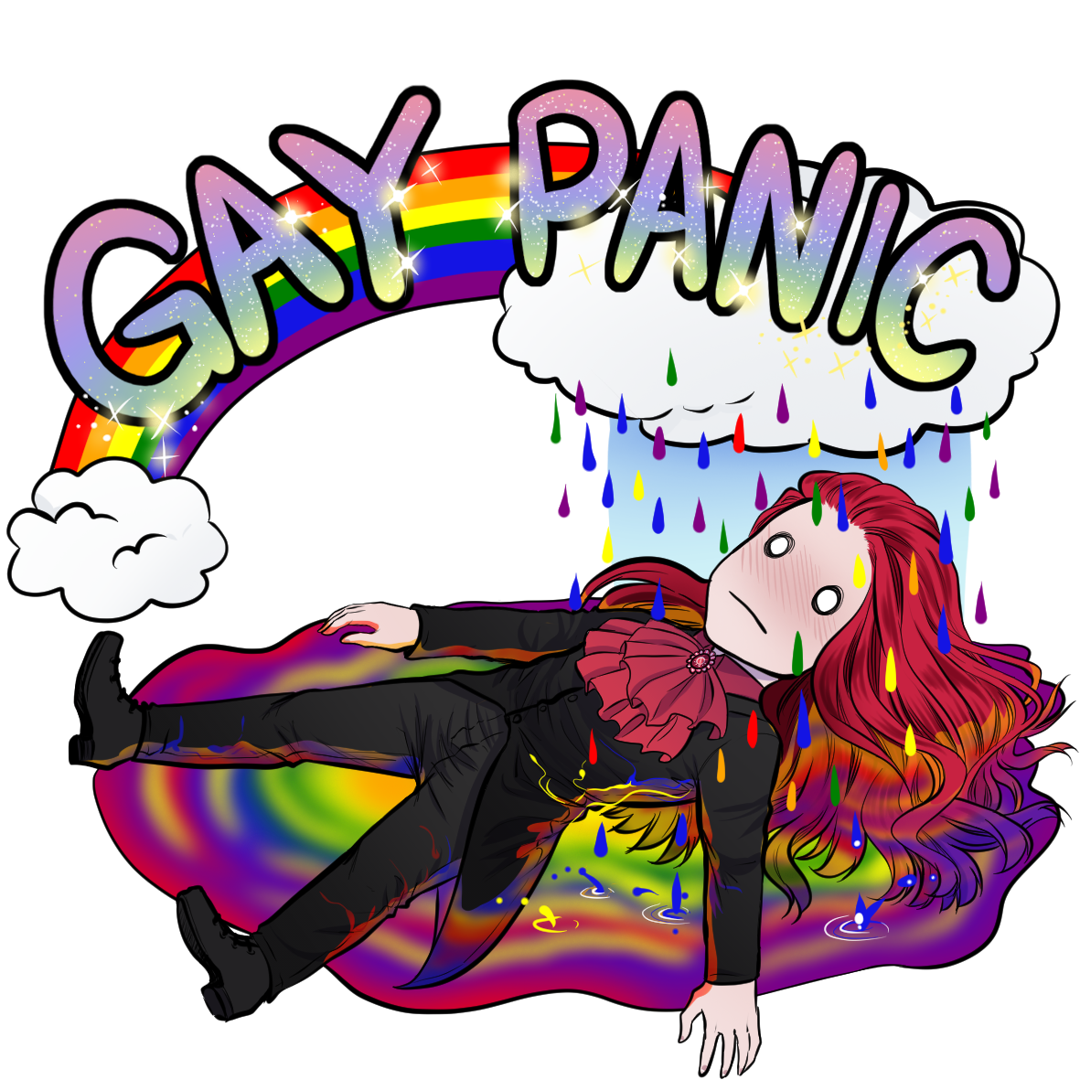 Gay Panic sticker