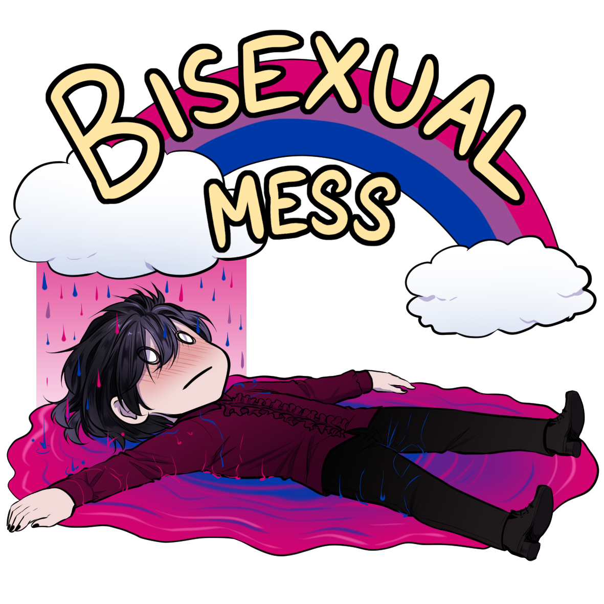 Bisexual Mess sticker