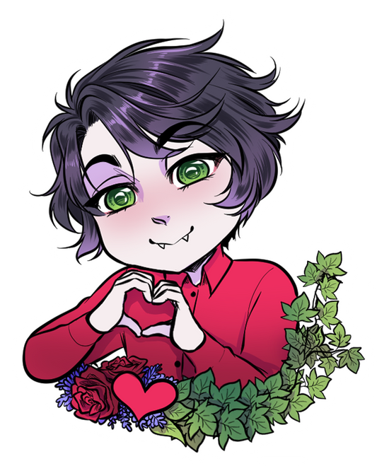 Lucian Flowers Sticker