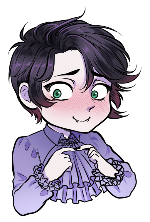 Shy Lucian Sticker