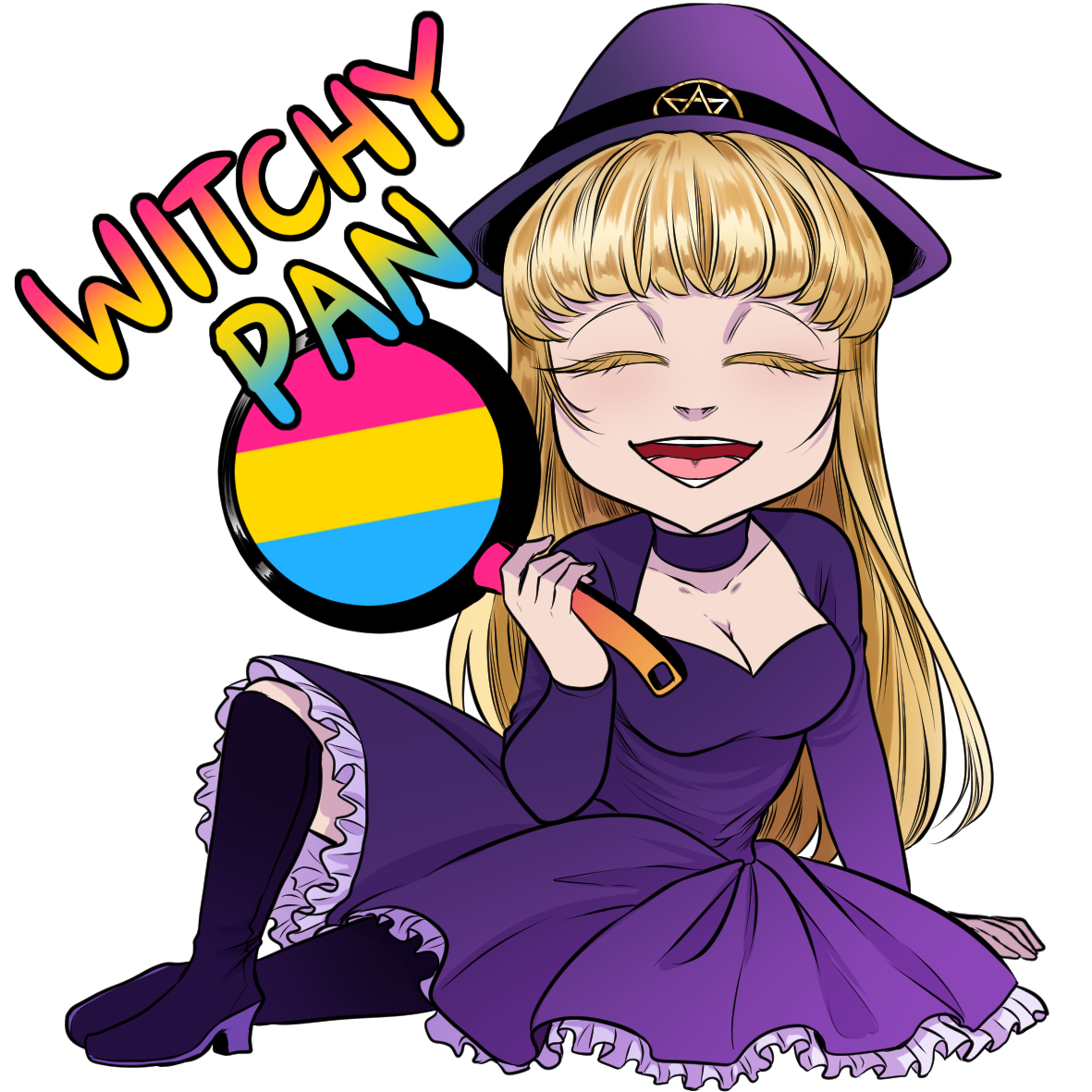 Witchy Pan sticker