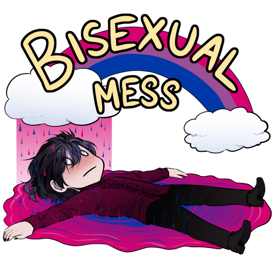 Bisexual Mess sticker